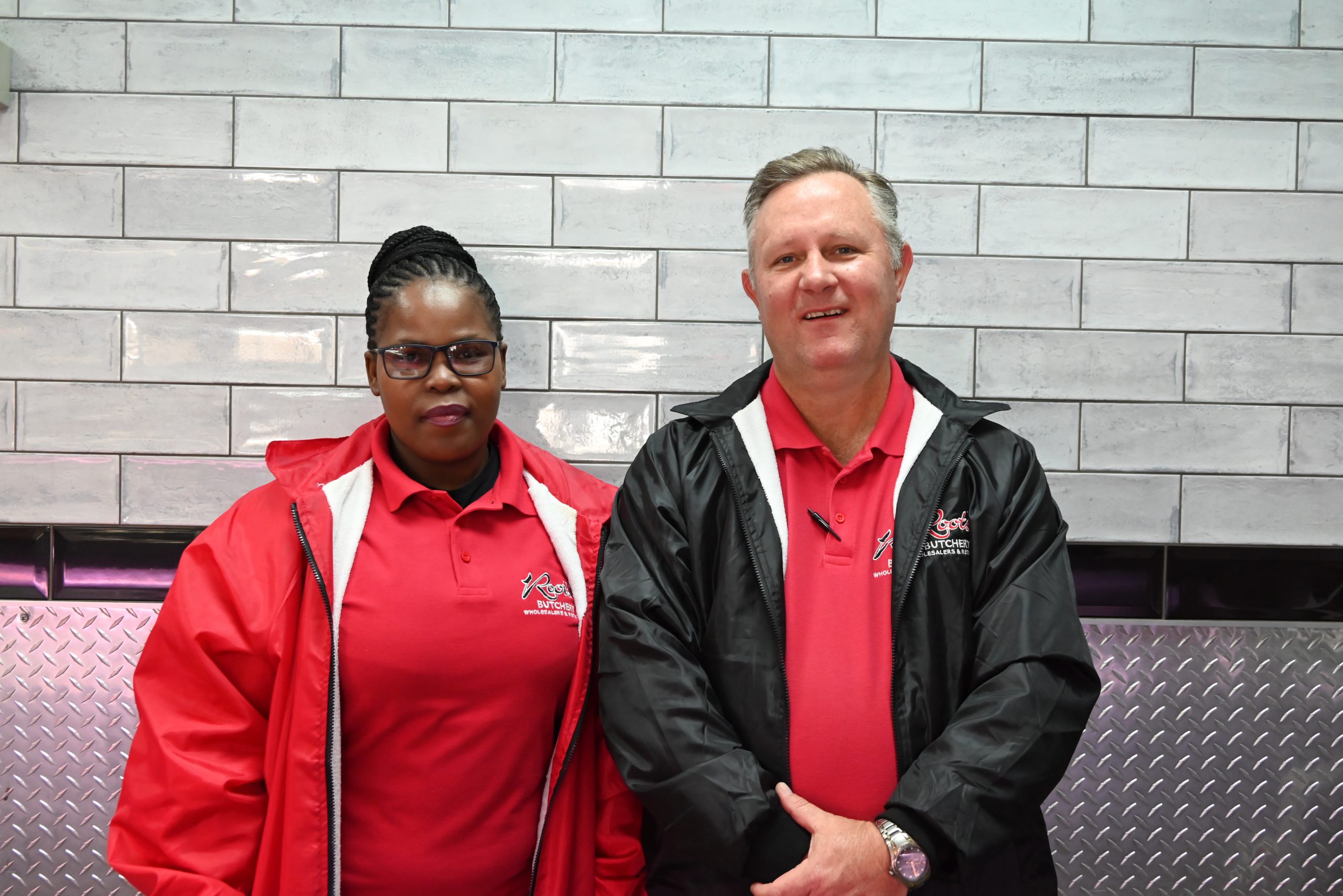 Roots eMondlo management, JP Havenga and Primrose Mchunu