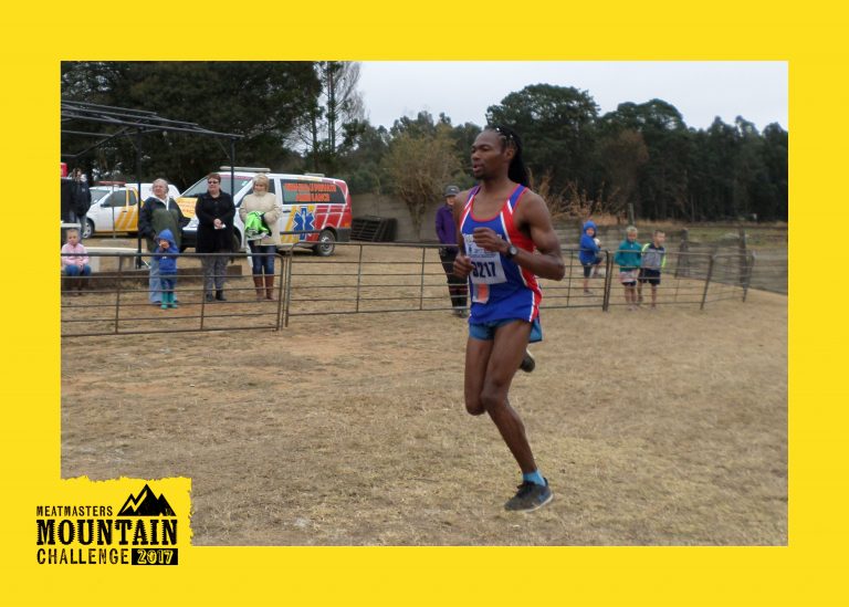 Trail runner at the Meatmasters Mountain Challenge 2017