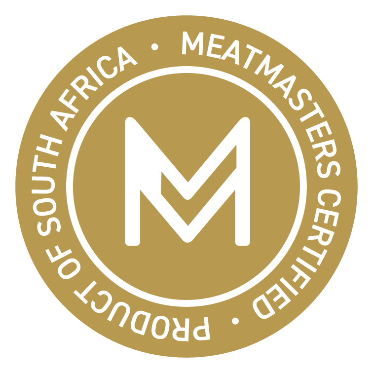 Meatmasters Certified, Product of South Africa gold seal