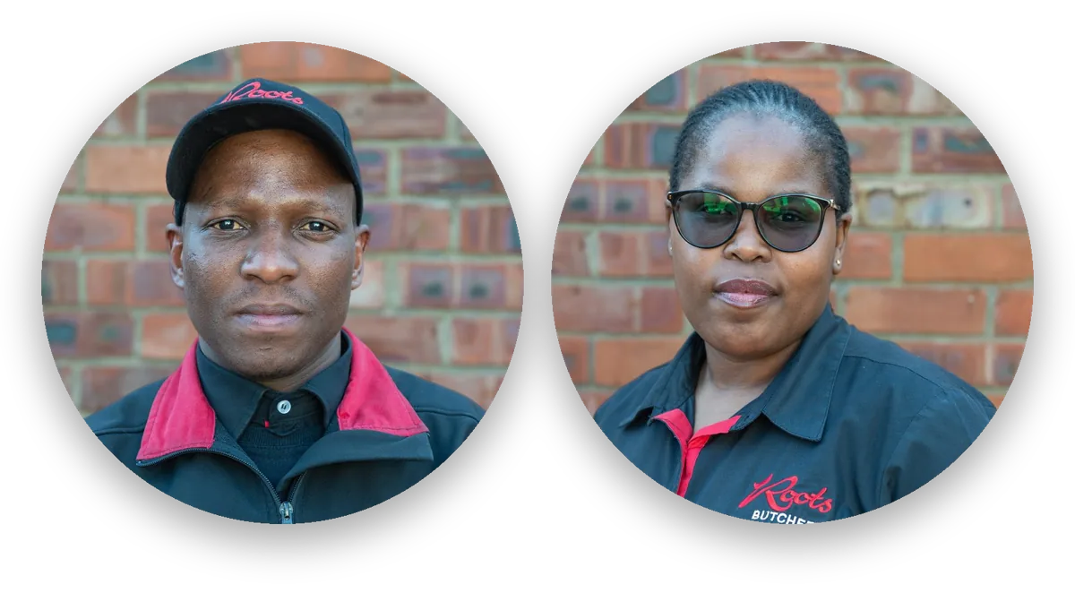 Roots eMondlo management, Ayanda Mdletshe and Primrose Mchunu